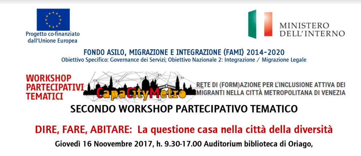 DIRE, FARE, ABITARE: La questione casa nella città della diversità