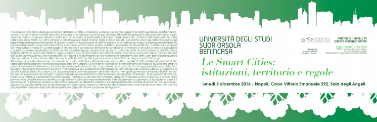 In Naples to discuss “Smart Cities: Institutions, Territory and Rules”