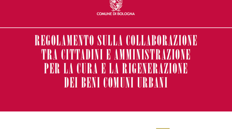 Bologna Regulation on public collaboration for urban commons