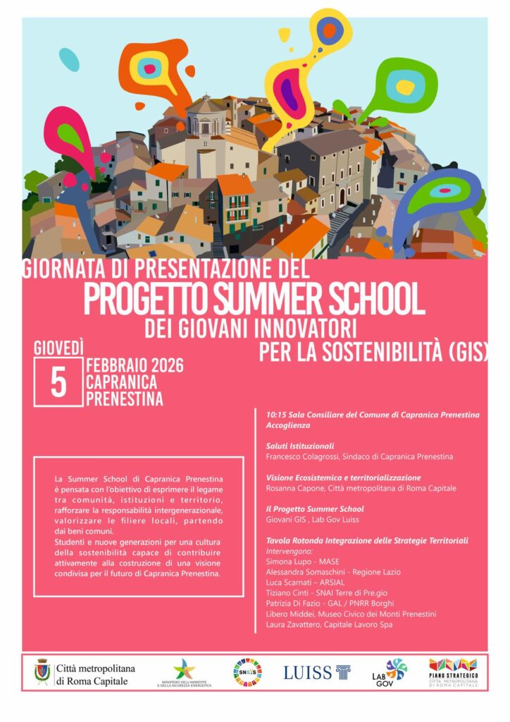 Giornata di Presentazione del Progetto Summer School – Giovani Innovatori per la Sostenibilità